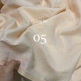  [Vải MM] (403) Vải Sơ Mi Caro 2 Li Mềm, Mát lên Sơ Mi Nam Nữ, Đầm, Set Bộ (Giá bán 0.55m) 