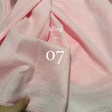  [Vải MM] (403) Vải Sơ Mi Caro 2 Li Mềm, Mát lên Sơ Mi Nam Nữ, Đầm, Set Bộ (Giá bán 0.55m) 