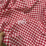  [Vải MM] (405) Vải Sơ Mi Caro 8 Li Mềm, Mát lên Sơ Mi Nam Nữ, Đầm, Set Bộ (Giá bán 0.55m) 