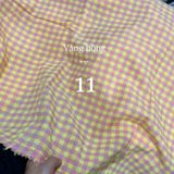  [Vải MM] (405) Vải Sơ Mi Caro 8 Li Mềm, Mát lên Sơ Mi Nam Nữ, Đầm, Set Bộ (Giá bán 0.55m) 