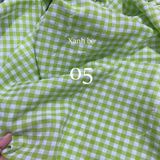  [Vải MM] (405) Vải Sơ Mi Caro 8 Li Mềm, Mát lên Sơ Mi Nam Nữ, Đầm, Set Bộ (Giá bán 0.55m) 