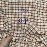  [Vải MM] (404) Vải Kate Caro Chỉ Nổi May Sơ Mi Nam Nữ, Đầm, Váy, Bộ (Giá bán 0.55m) 