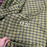  [Vải MM] (404) Vải Kate Caro Chỉ Nổi May Sơ Mi Nam Nữ, Đầm, Váy, Bộ (Giá bán 0.55m) 