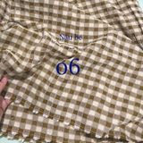  [Vải MM] (404) Vải Kate Caro Chỉ Nổi May Sơ Mi Nam Nữ, Đầm, Váy, Bộ (Giá bán 0.55m) 