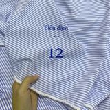  [Vải MM] (406) Vải Kate Sọc Nhỏ May Sơ Mi Nam Nữ, Đầm, Váy, Bộ (Giá Bán 0.55m) 