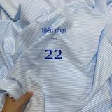  [Vải MM] (406) Vải Kate Sọc Nhỏ May Sơ Mi Nam Nữ, Đầm, Váy, Bộ (Giá Bán 0.55m) 