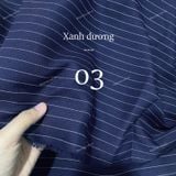  [Vải MM] (502) Vải Quần Tây Sọc Đứng 11 li Hack Dáng Lên Quần Tây, Vest, Ghi lê, Set Bộ Sang Trọng (Giá Bán 0.55m) 