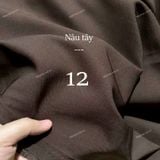  [Vải MM] (505) Vải Chéo Cotton Ý Loại 1 Mịn, Mát, Co Giãn Chính Phẩm Lên Quần Tây, Váy, Đầm Công sở (Giá Bán 0.55m) 