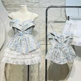  [313] Vải Tafta Gấm Xà Cừ Cao Cấp May Áo, Áo Dài, Váy, Đầm, Set Bộ (giá bán 0.5m) 