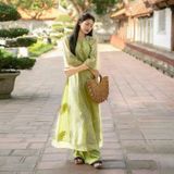  [Vải MM] [209] Vải Tơ Hoa Cẩm Nhẹ, Mát Lên Sơ Mi, Đầm, Váy, Set Bộ Thiết Kế (Giá Bán 0.5m) 