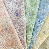  [330] Vải Gấm Xốp Hoa Hồng Lên Áo, Váy, Đầm, Set Bộ, Áo Dài Thiết Kế (Giá Bán 0.5m) 