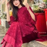  [Vải MM] (233) Vải Tơ Lông Vũ Mềm, Mịn, May Áo Dài, Váy, Đầm, Áo Kiểu (Giá Bán 0.5m) 