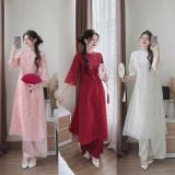  [Vải MM] (233) Vải Tơ Lông Vũ Mềm, Mịn, May Áo Dài, Váy, Đầm, Áo Kiểu (Giá Bán 0.5m) 