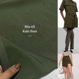  [Vải MM] [811] Vải Kaki Thun TC Loại 1 Chính Phảm Giãn Nhẹ 2c May Quần, Vest, Váy, Đầm (giá bán 0.55m) 