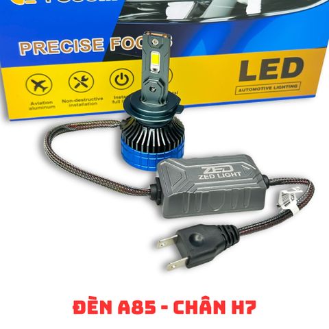 Đèn Pha LED A85 ZED LIGHT - Sáng Trắng Gom Mạnh 6000K BẬT PHA GIỮ