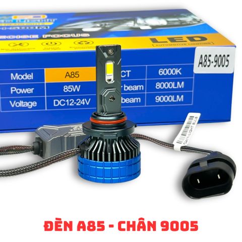 Đèn Pha LED A85 ZED LIGHT - Sáng Trắng Gom Mạnh 6000K BẬT PHA GIỮ