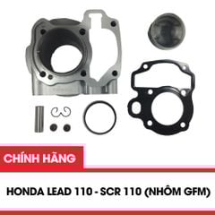 Bộ xilanh Honda Lead 110 - SCR 110 (Nhôm GFM)  - Chế cơ