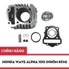 Bộ xilanh Wave Anpha 100 ( nhôm KFM )