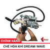 Chế hòa khí Dream Wave chính hiệu Daichi Terasu ít hao xăng,chuẩn thông số Honda