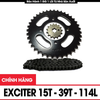 Nhông xích Exciter 135-5 số T-Neo 428 (14T-38T-114HL)