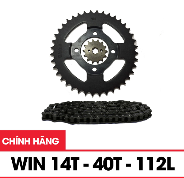 Nhông xích Win T- Neo 428 (13T-40T-108L)