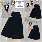  Set áo ghile + quần suông d172 