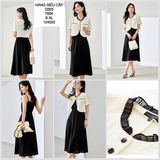  Đầm voan phối áo khoác d203 