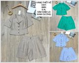  Set short vest ánh kim d231 