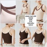  Áo 2 dây viền màu AN356 