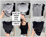  Áo 3 lỗ phối nút ngực AN333 