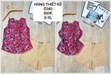  Set áo hoa + quần short D340 