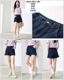  Quần short viền chỉ lật lai E669 