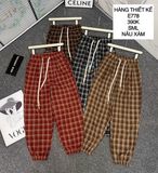 Quần jogger caro E778 