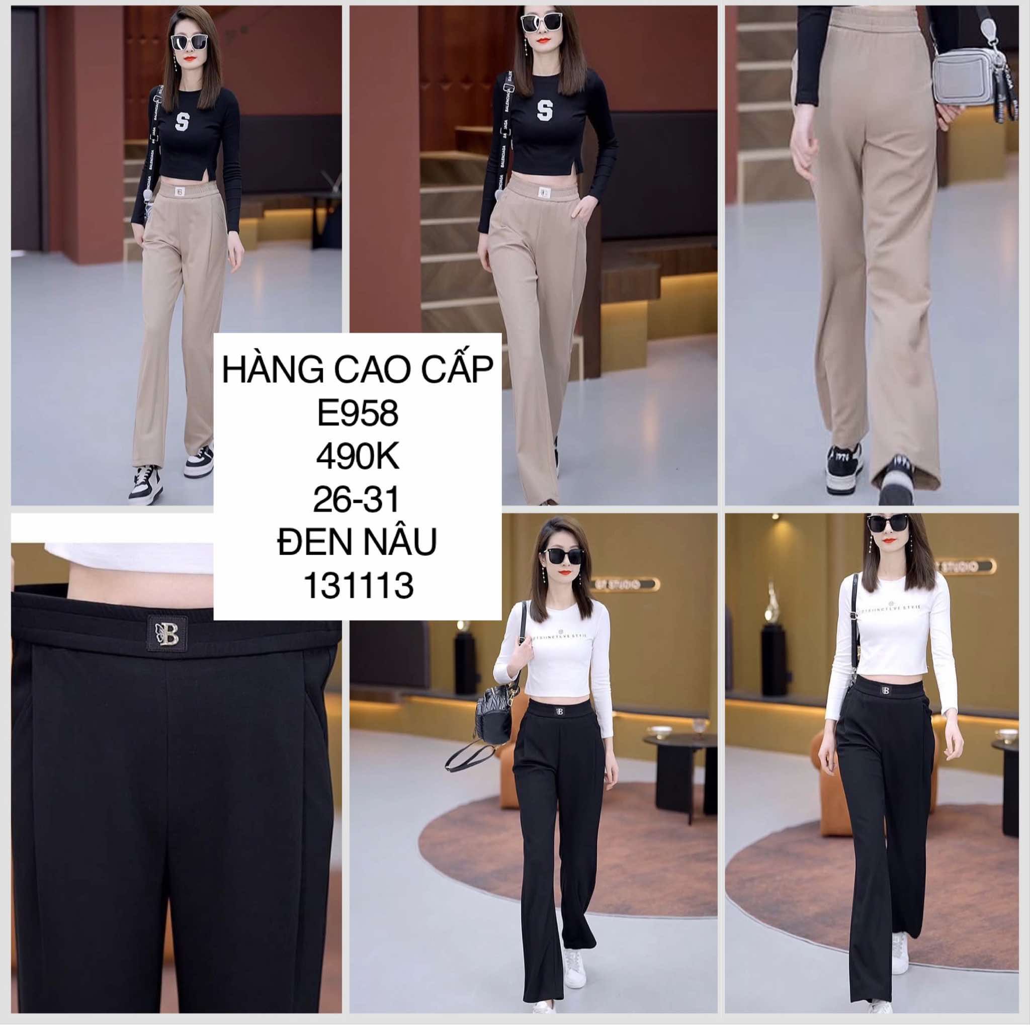 Quần lưng thun tag chữ B E958 