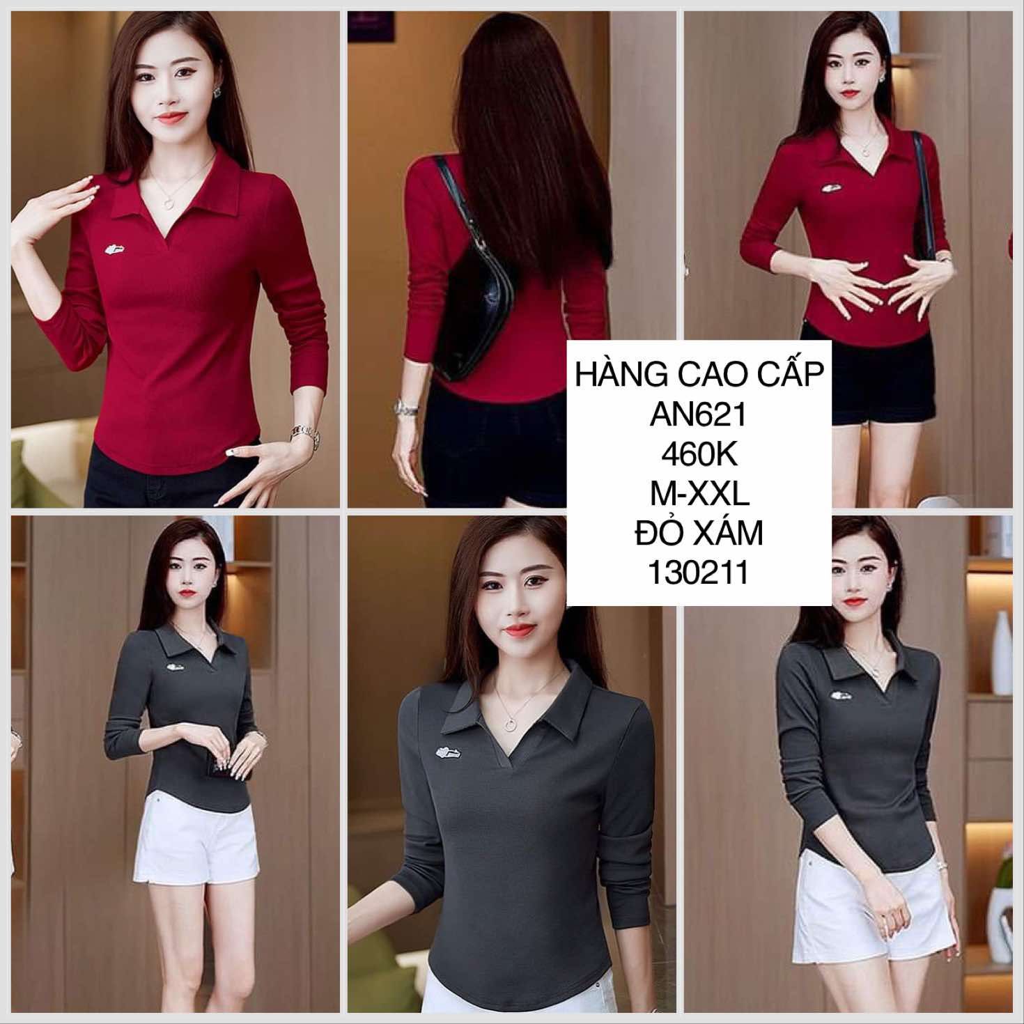  Áo thun có cổ tà bầu AN621 