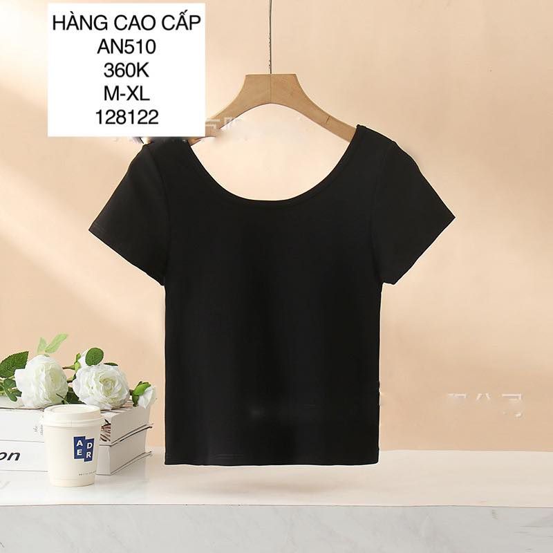 Áo thun cổ tròn có mút AN510 