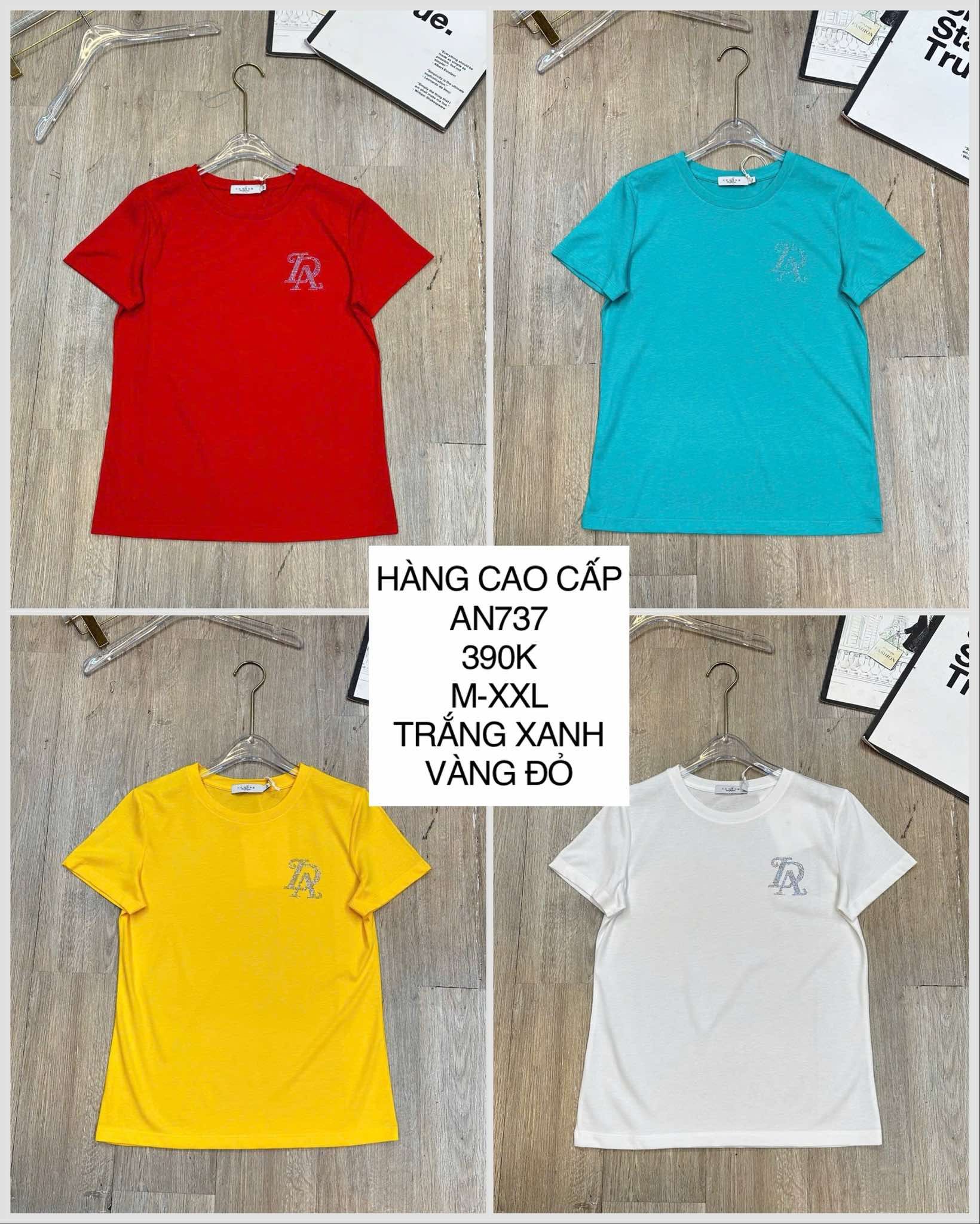  Áo thun chữ da AN737 
