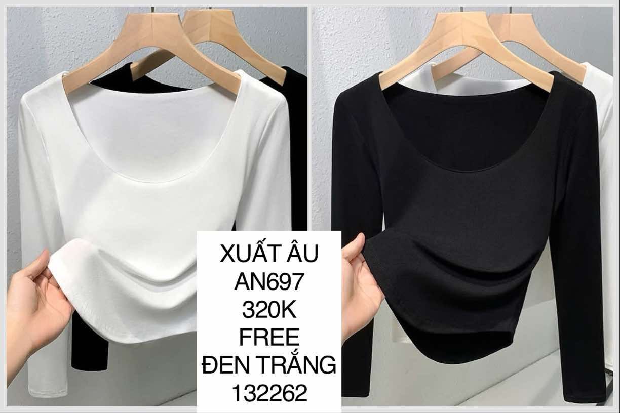  Áo thun tay dài vạt bầu AN697 