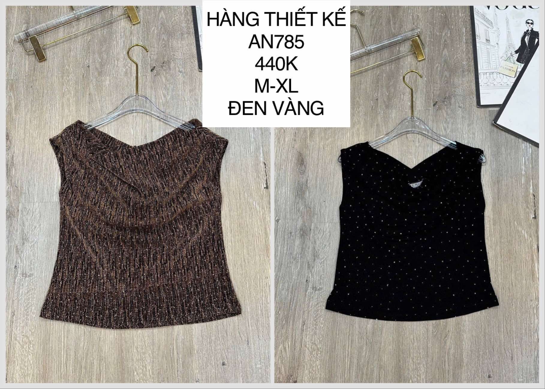  Áo thun tay con đính đá AN785 