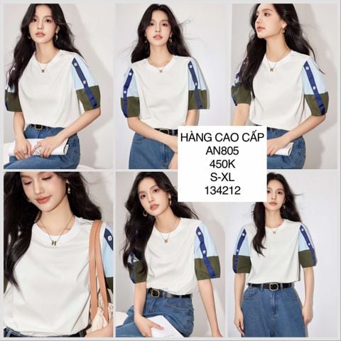  Áo thun cách điệu tay AN805 