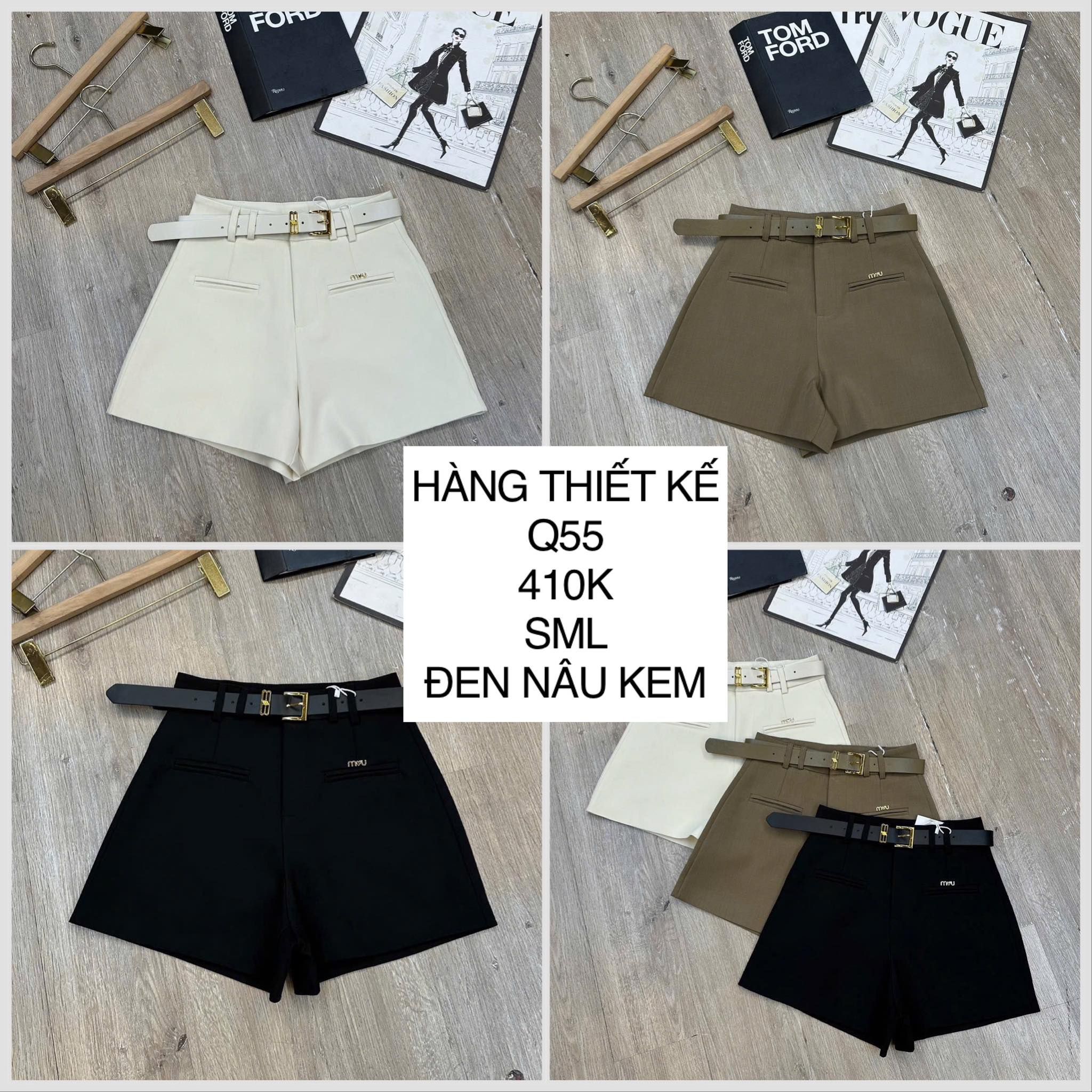  Quần short túi phối tag Q55 