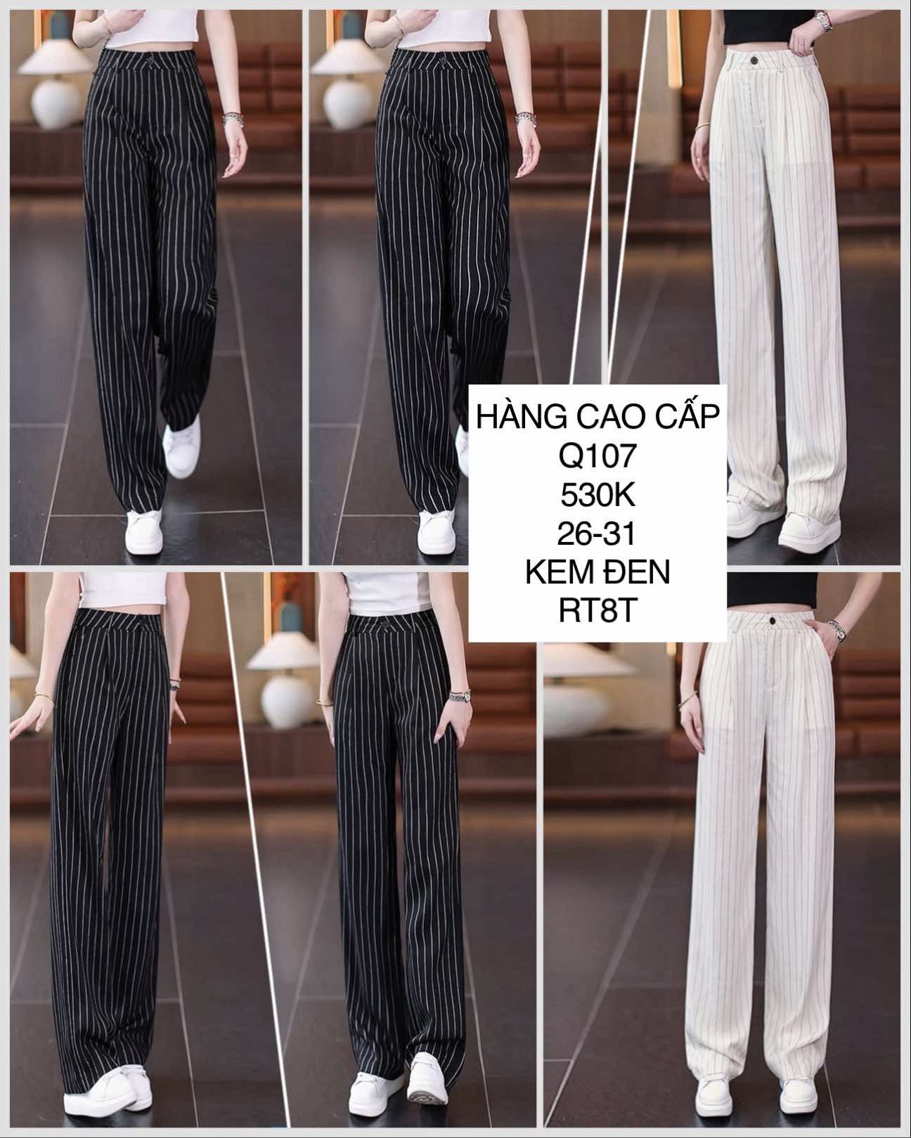  Quần sọc suôn Q107 