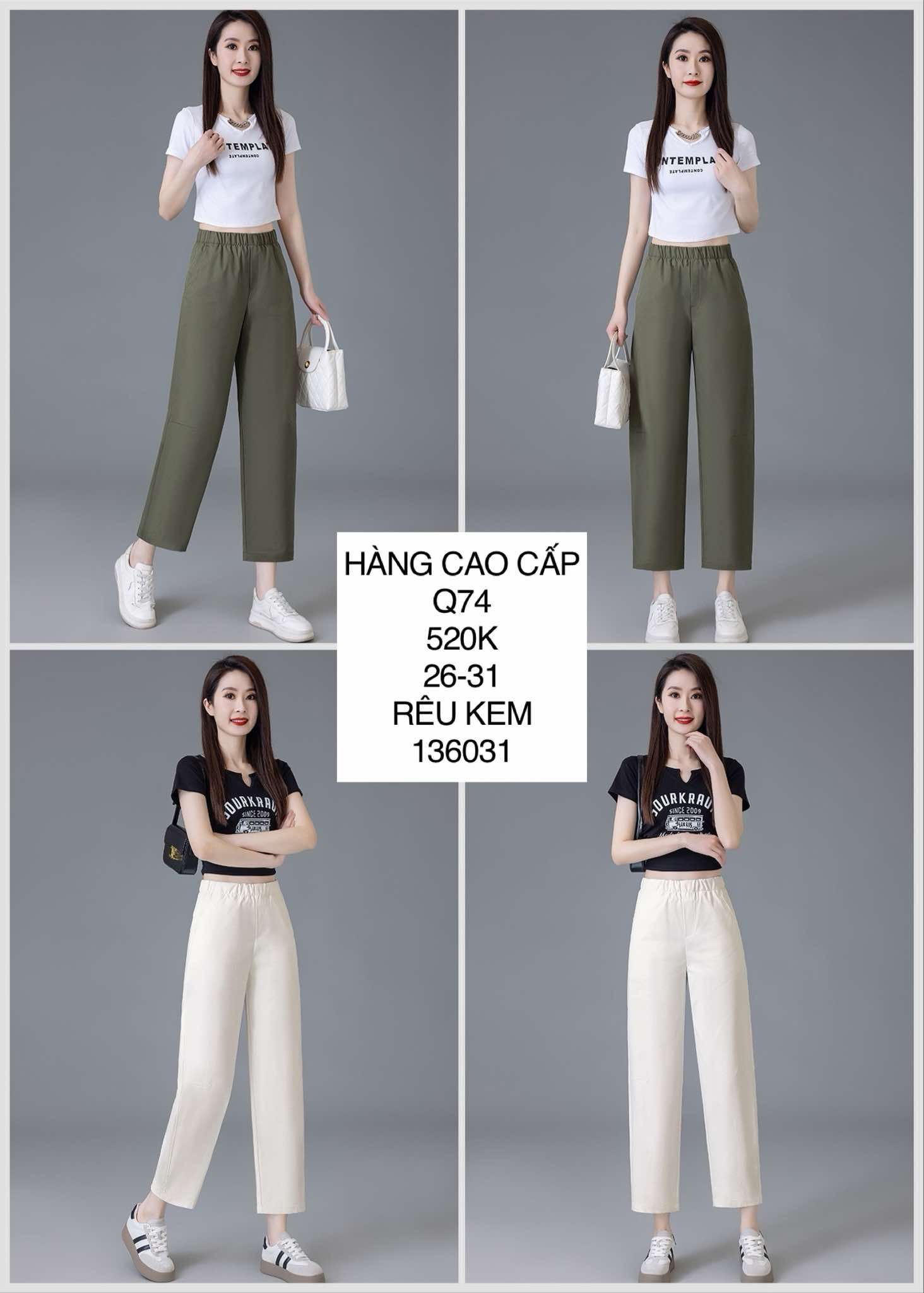  Quần kate lưng chun Q74 