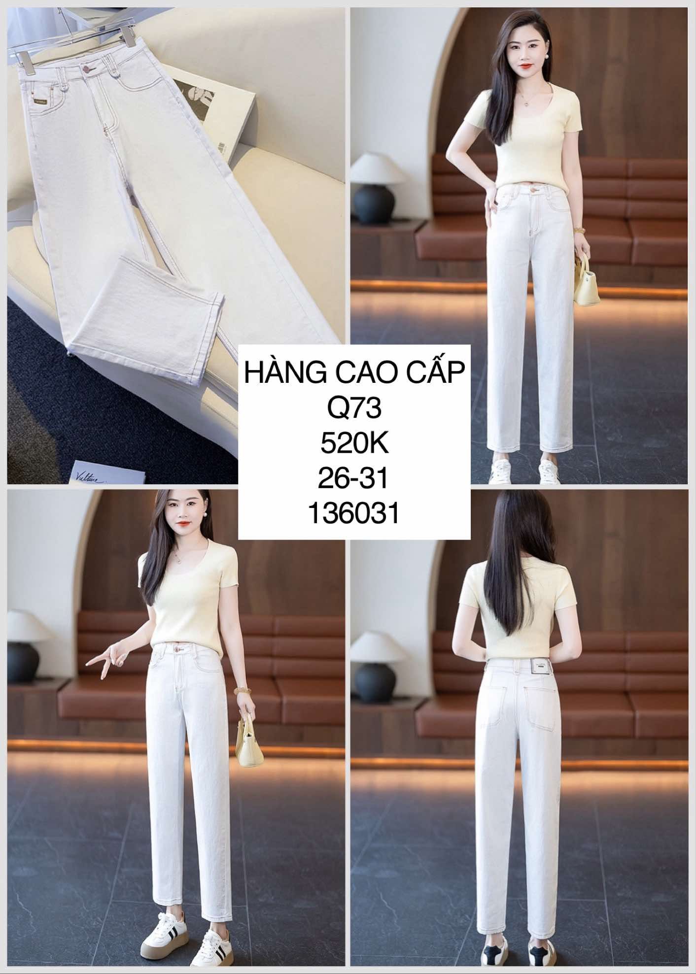  Quần jean bagy trắng Q73 