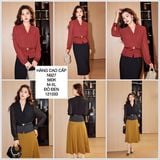  Áo voan kèm belt hoa n927 