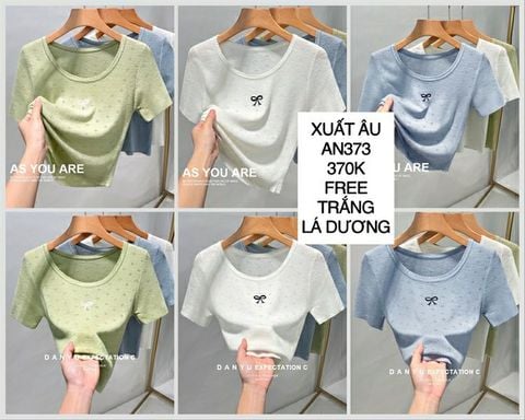  Áo dệt kim nơ AN373 