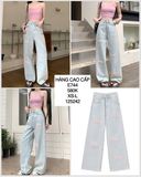  Quần jean suông chữ min e744 