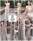  SALE20% Set voan tơ kèm dây cột eo D353 