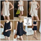  Set áo linen cổ xếp ly + quần short d168 