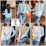  A-áo thun tay dài phối caro n821 